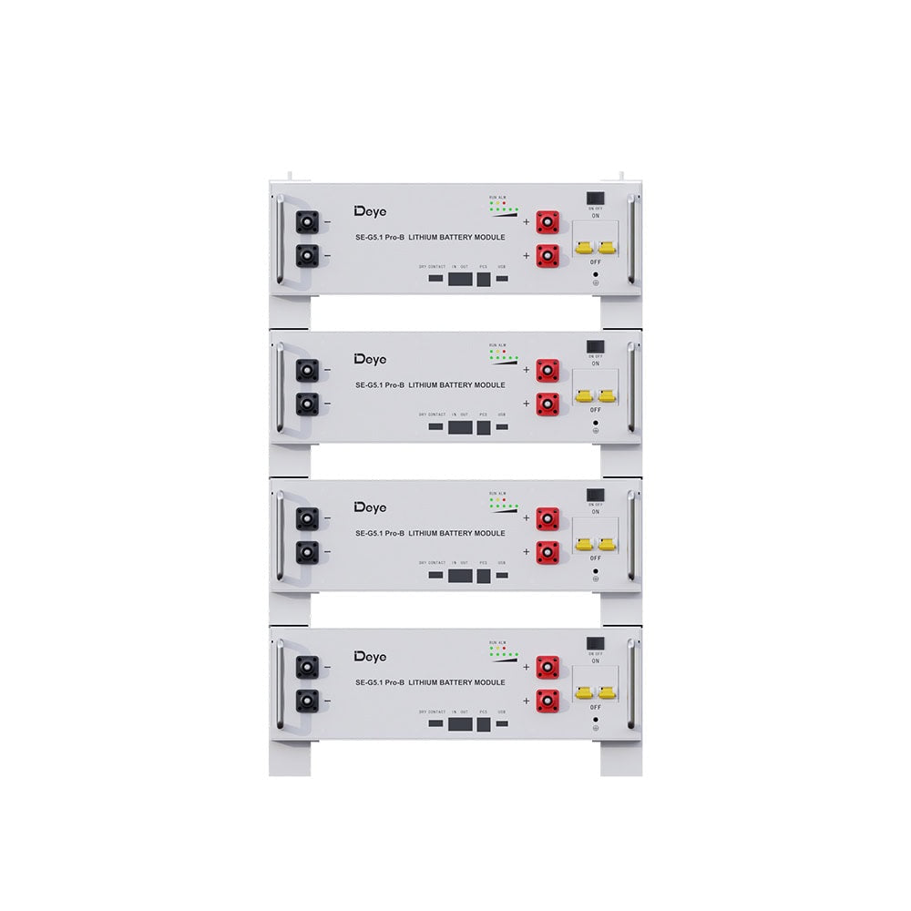 Deye SE-G5.1 Pro-B LiFePO4-Batteriemodul 5,12 kWh in Frontansicht